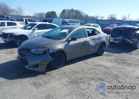 2017 Toyota Corolla Le из США, поврежденный, VIN 2T1BURHE5HC848409